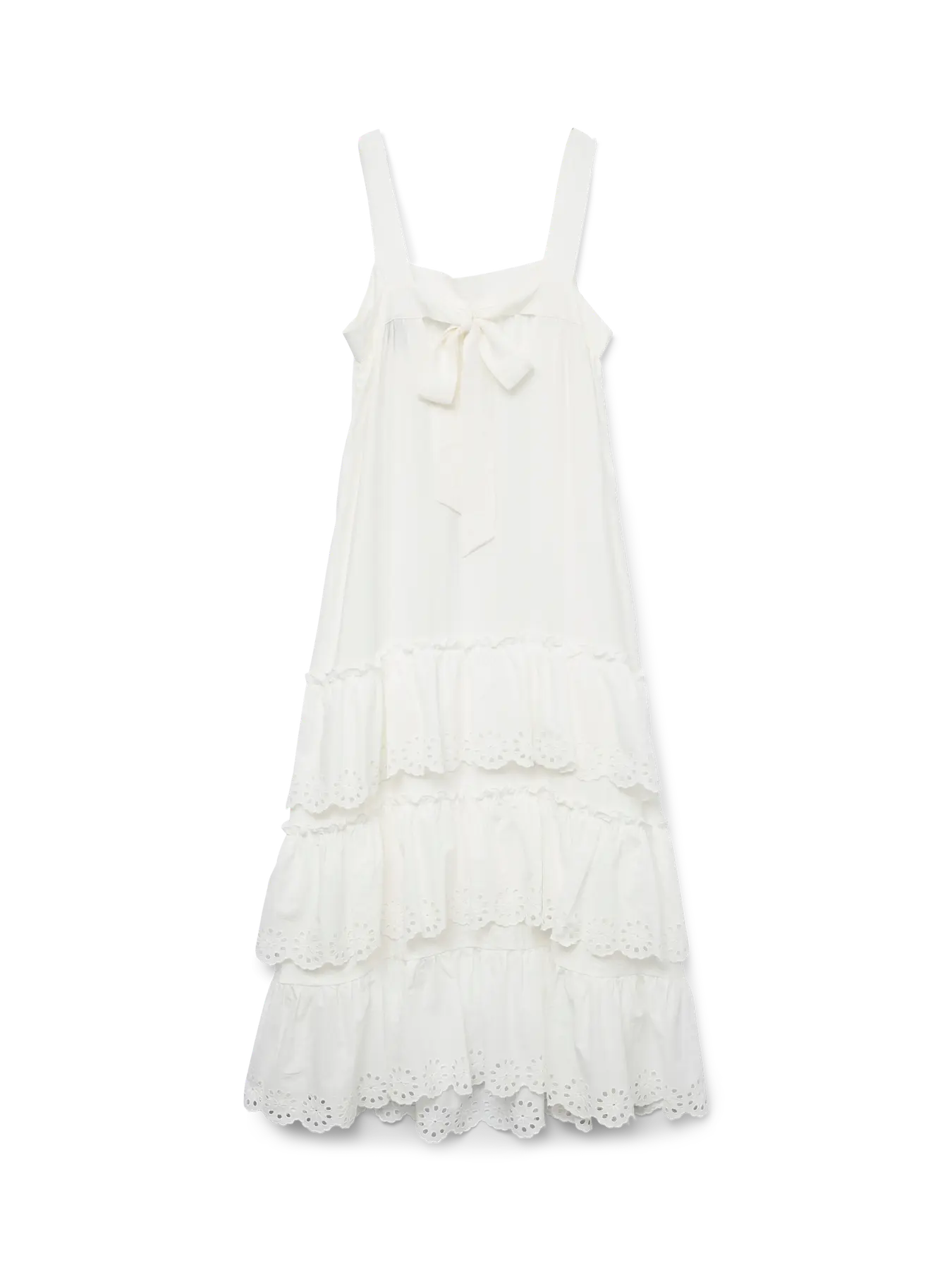 Peach Sleeveless Dress - Cloud Dancer