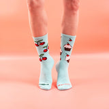 Cherry & Cupcake Mismatched Athletic Socks