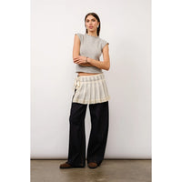 Celestine Pleated Layering Skirt Belt