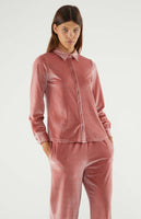 Light Pink Velvet Shirt