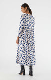 Seal Print Midi Dress