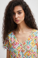 Vera V Short Sleeve - Multi AOP