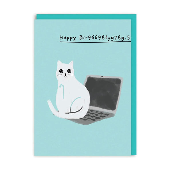 Happy Bir9669.. Laptop Greeting Card
