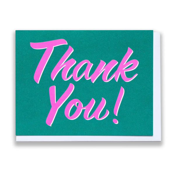 Thank You Lavender & Teal Card