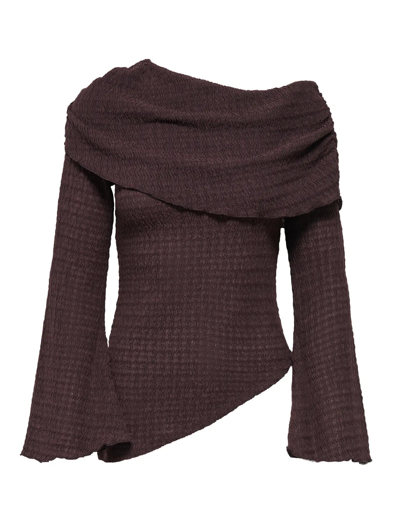 Lilse Long Sleeve Off-Shoulder Top