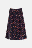 Nightflowers Print Skirt