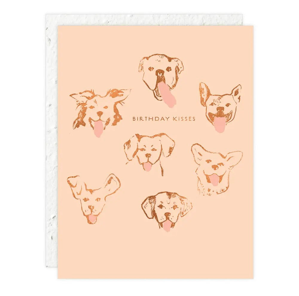 Dog Kisses Birthday Card