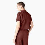 Short Sleeve Cropped Workshirt