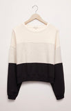 Colourblock Modal Sweatshirt - Black
