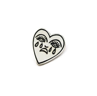 Crying Heart Pin