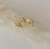 Evil Eye Stud Earring