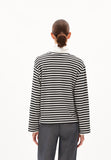 Marynaa Knitted Stripe Loose Fit Tee
