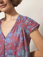 Rae Organic Cotton Top - Pink Multi