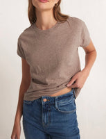 Modern Slub Tee - Heather Latte