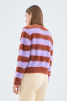 Striped Textured Sweater