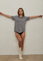 Standard Fit Binding Neck T Shirt