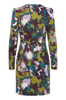 Kate Print Dress - Green Moss Multi