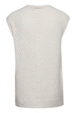Kamara Waistcoat - Cloud Dancer