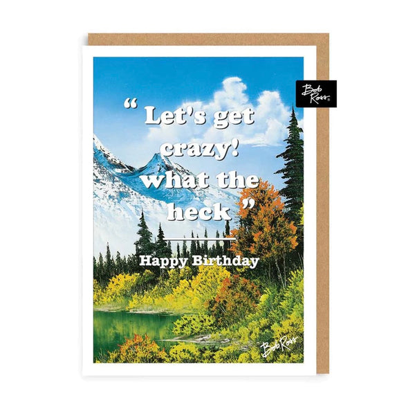 Let's Get Crazy Birthday Greeting Card