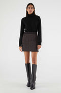 Grey Lurex Skirt
