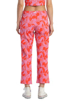 Drip High-Waisted Pants - Cyclamen