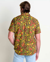 Fletch Shirt - Chive Fruit Print