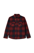 Bowery Arctic Stretch Fleece - Adrenaline Rush/Mood Indigo Plaid