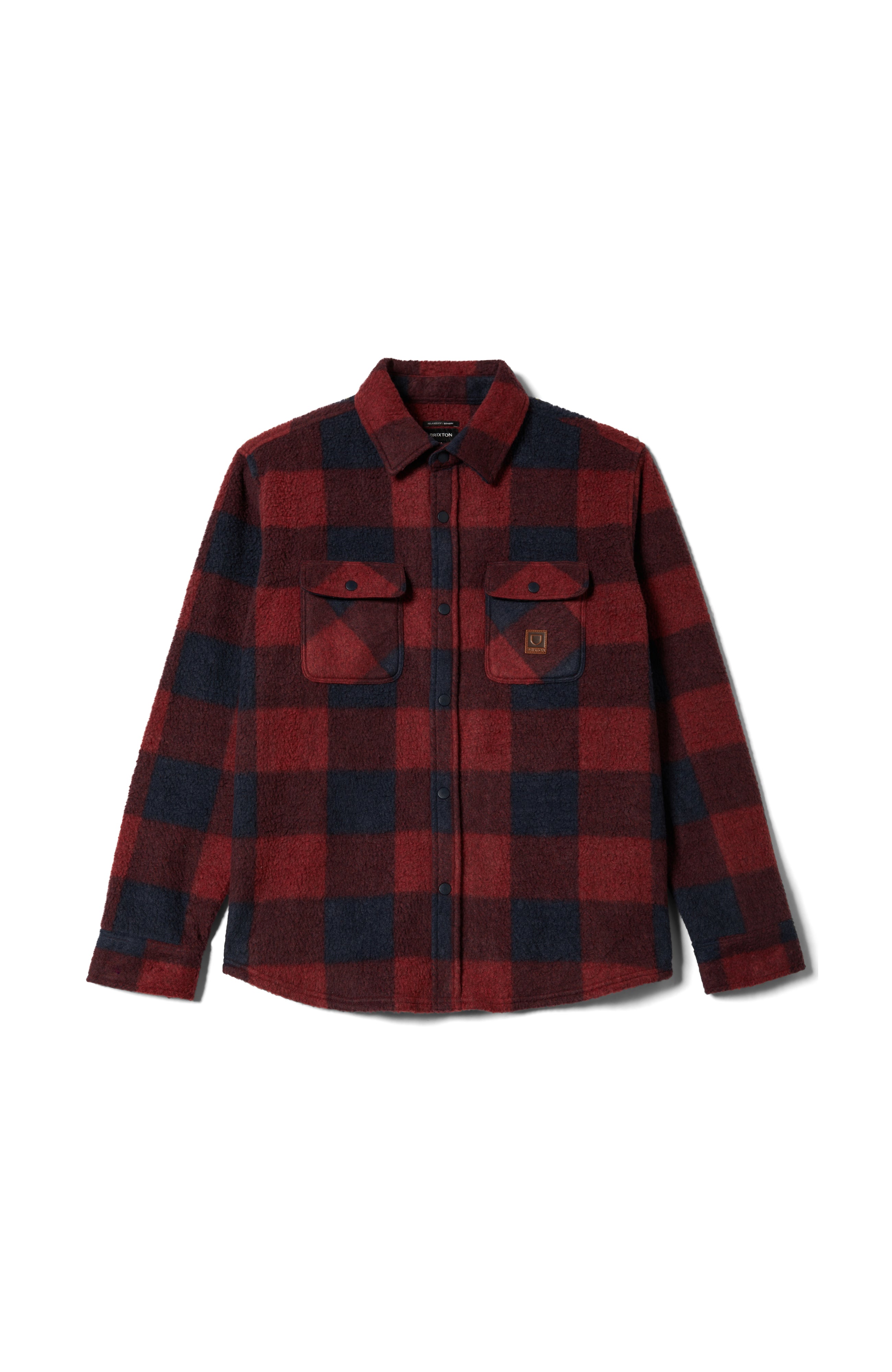 Bowery Arctic Stretch Fleece - Adrenaline Rush/Mood Indigo Plaid