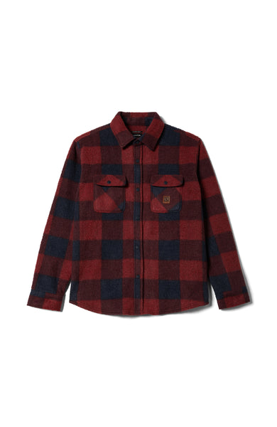 Bowery Arctic Stretch Fleece - Adrenaline Rush/Mood Indigo Plaid