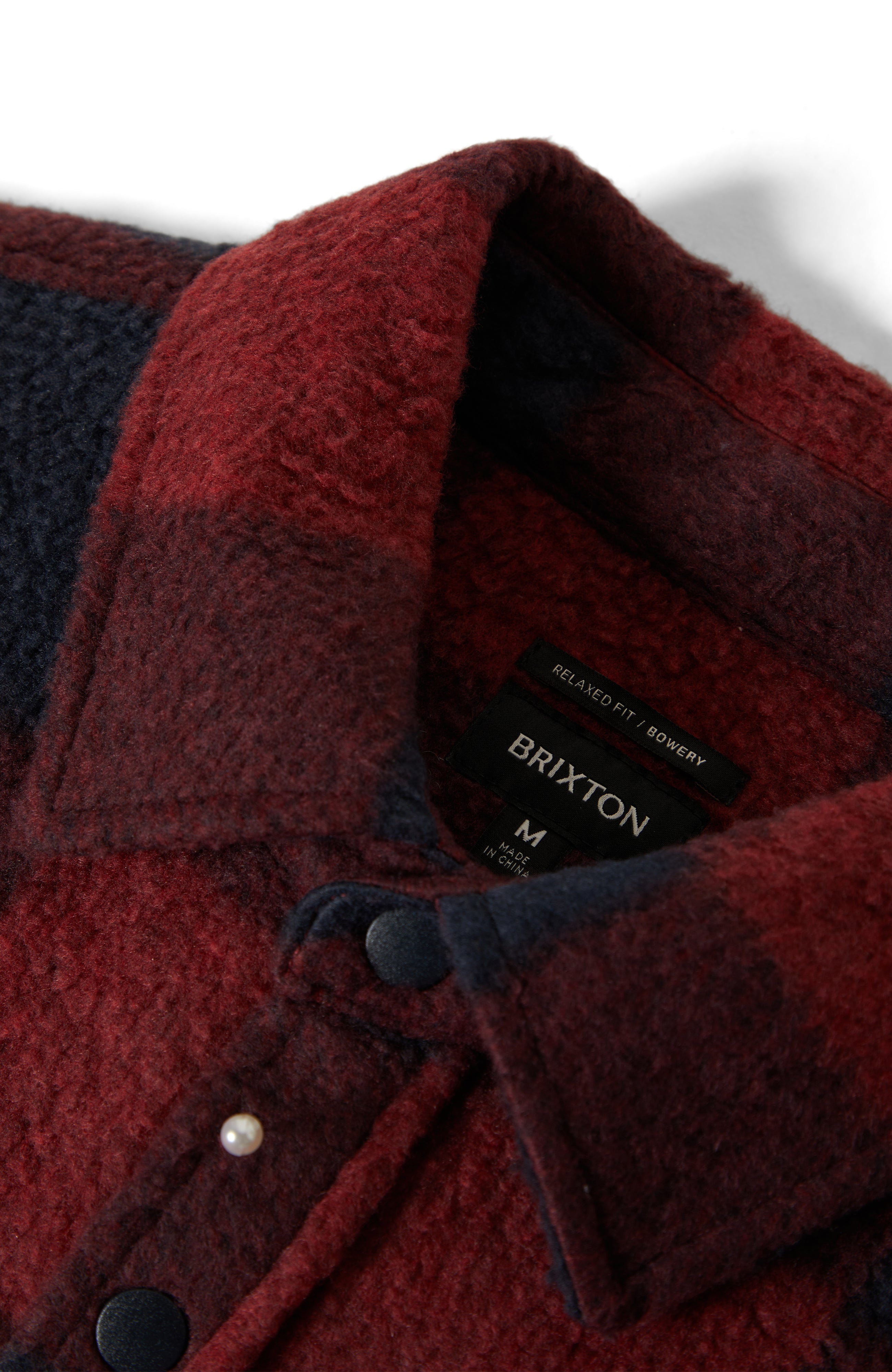 Bowery Arctic Stretch Fleece - Adrenaline Rush/Mood Indigo Plaid