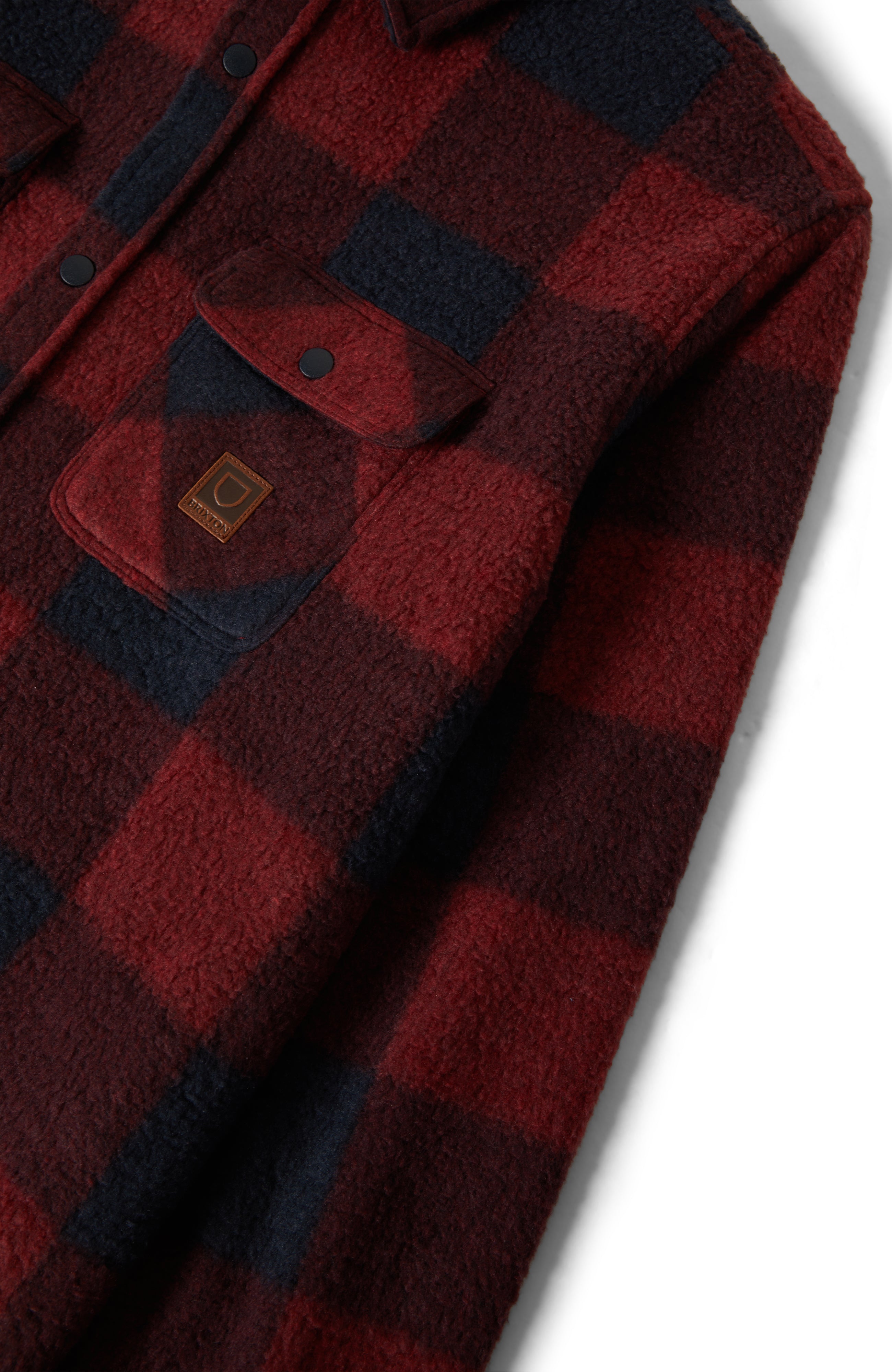 Bowery Arctic Stretch Fleece - Adrenaline Rush/Mood Indigo Plaid