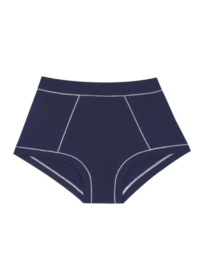 Mineral Brief - Navy/White