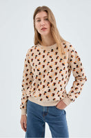 Animal Print Sweatshirt