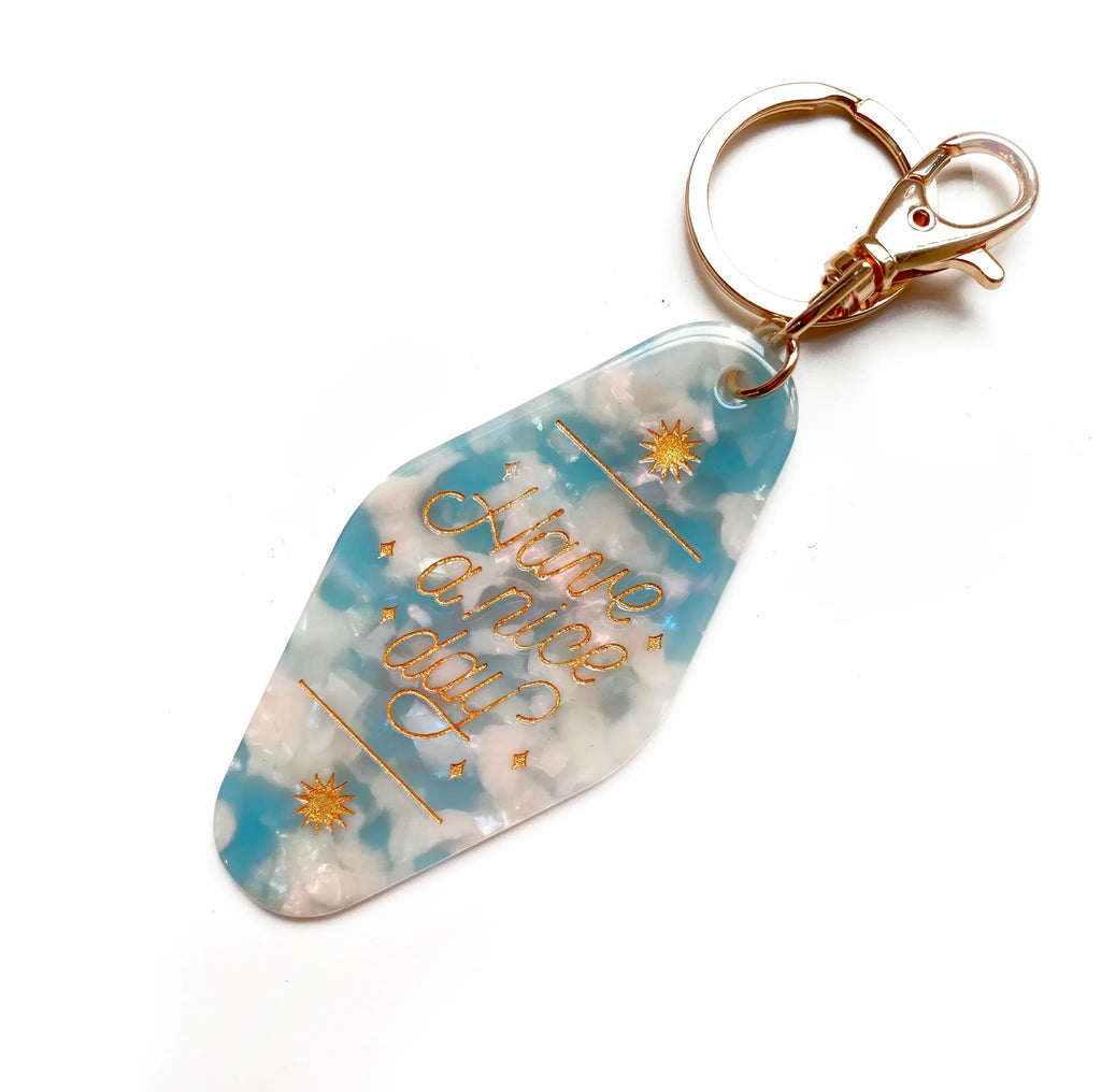 Horoscope Motel Keychain
