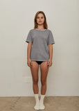 Standard Fit Binding Neck T Shirt