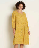 Manzana Tiered Long Sleeve Dress - Pike Ditsy Print