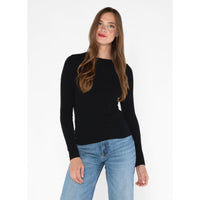 Bamboo Long Sleeve Crew Neck Top