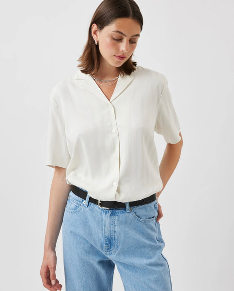 Ailas Short Sleeved Shirt - Coco Milk