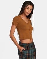 Float Knitted Crop Top