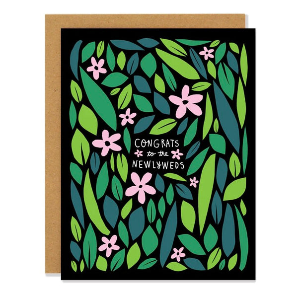 Wildflower Wedding Greeting Card
