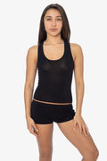Cheesecloth Scoop Neck Tank