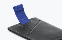 Card Sleeve - Charcoal/Cobalt