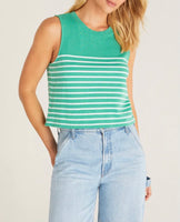 Sloane Stripe Terry Tank