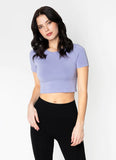 Bamboo Short Sleeve Crop Top