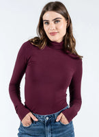 Bamboo Short Turtleneck
