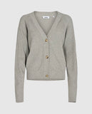 Cardine Cardigan - Light Grey Melange