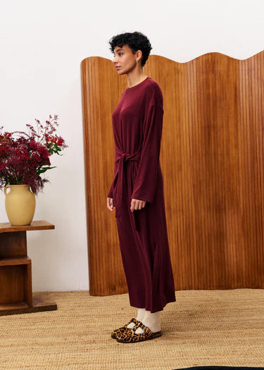 Valeraine Dress - Bordeaux