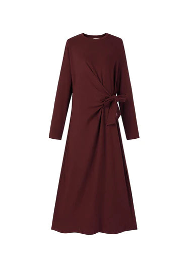 Valeraine Dress - Bordeaux