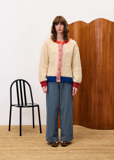 Cyclamen Cardigan - Cream