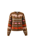 Abyssin Cardigan - Candy Brown